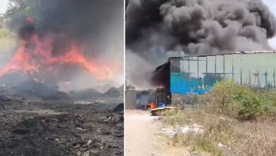Balapur Fire Accident: Plastic Godown and Bakery Burned in Kothapet Garlet Colony