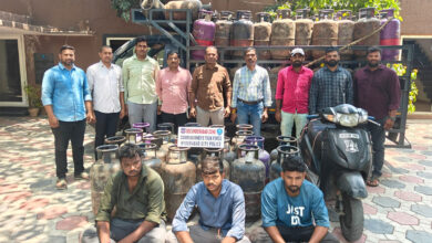 Hyderabad Gas Cylinder Black Market Busted: Four Arrested, 129 Cylinders Worth Rs 7.5 Lakh Seized