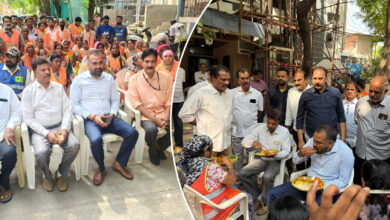 GHMC Commissioner R.V. Karnan Reviews Sanitation Activities in Yousufguda, Appreciates Support for Workers