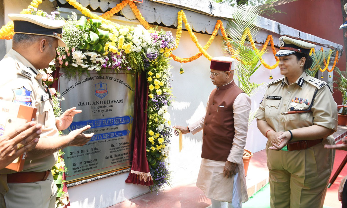 Telangana Governor Shiv Pratap Shukla Inaugurates ‘Feel the Jail’ and Jail Museum at Chanchalguda Central Jail