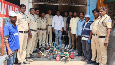 HMWSSB Crackdown in Kukatpally: 18 Illegal Water Motors Seized in Dharma Reddy Colony