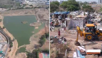 HYDRAA Launches Massive Operation at Mushkin Cheruvu, Removes Encroachments and Protects 52.20-Acre Lake in Puppalguda-Narsingi