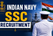 Indian Navy SSC Recruitment 2026: Vacancies Announced for Unmarried Male and Female Candidates