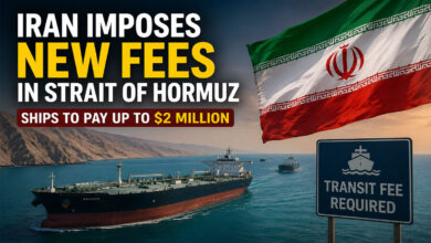 Iran Imposes New Transit Fees in Strait of Hormuz, Ships Asked to Pay Up to $2 Million: Report