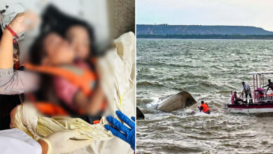 Jabalpur Cruise Tragedy: Heartbreaking Visuals Show Mother Holding Son Tightly Until Her Last Breath