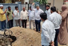 Karwan MLA Kausar Mohiuddin Inspects Balkapur Nala SNDP Works at Hakeempet Ahead of Monsoon