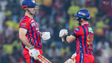 IPL 2026: Mitchell Marsh’s 96 Powers Lucknow Super Giants to 220/5 Against Rajasthan Royals in Jaipur