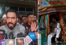AIMIM MLA Majid Hussain Questions Police Handling After Plywood Lorry Row Sparks Chaos in Asif Nagar: Videos
