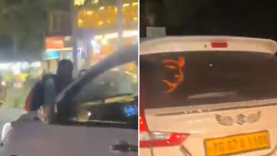 Hyderabad Road Rage Shock: Father Dragged on Car Bonnet for 2 KM After Accident in Meerpet, Son Seriously Injured