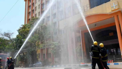 Fire Department Conducts Special Mock Drill at Gandhi Hospital Hyderabad to Handle Emergency Fire Situations