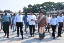 Massive Flood and Disaster Mock Drills at Necklace Road, Minister P Srinivas Reviews Rescue Operations
