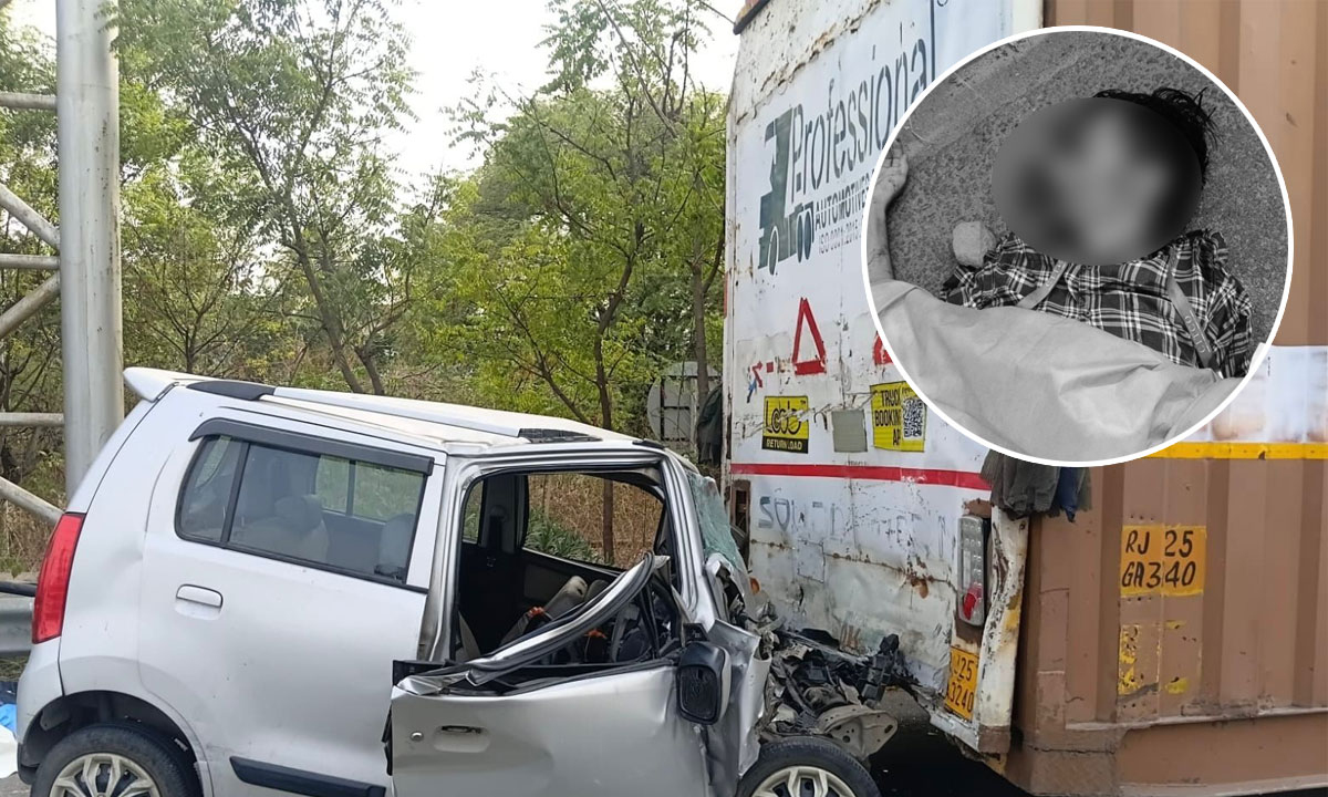 Fatal Road Accident on Himayatsagar ORR in Rajendranagar, One Person Dies After Car Hits Parked Lorry