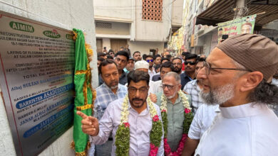 Asaduddin Owaisi Inaugurates Rs 1.23 Crore Development Works in Yakutpura
