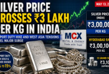 Silver Price Crosses Rs 3 Lakh Per Kg in India Amid Import Duty Hike, Hyderabad Rates Surge
