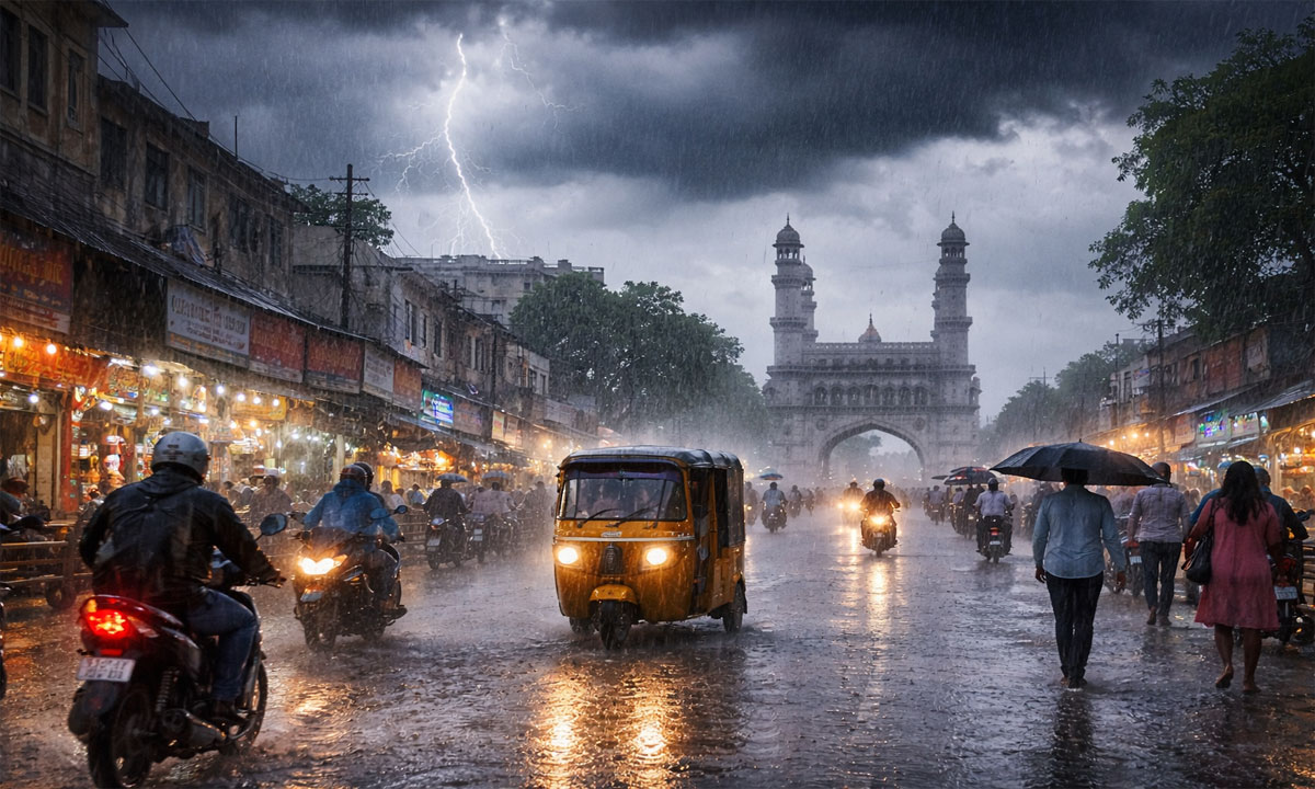 Heavy Rain Alert for Telangana and AP for Next 3 Days as Southwest Monsoon Advances