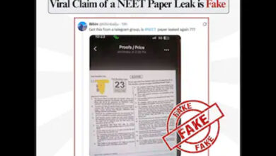 PIB Fact Check debunks viral claim of NEET-UG 2026 re-exam paper leak on Telegram