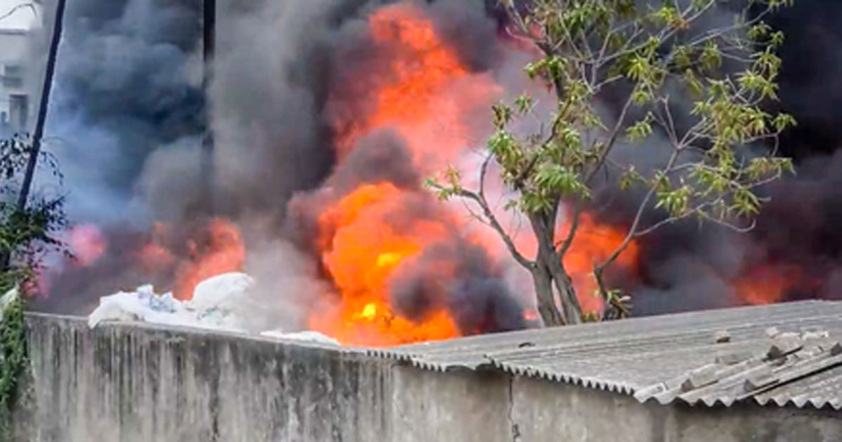 Two killed in fire at chemical factory at Pharma City near Vizag