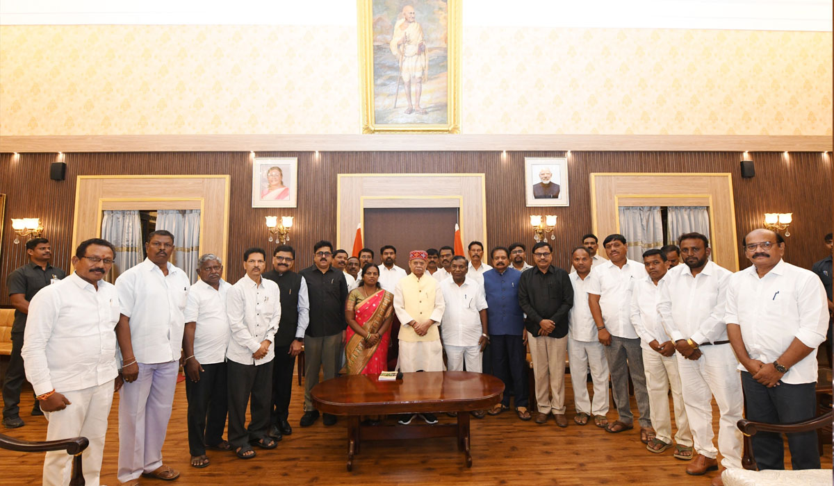 Tribal Leaders Urge Telangana Governor to Safeguard Constitutional Rights, Seek CBI Probe into Godavari Sand Mining