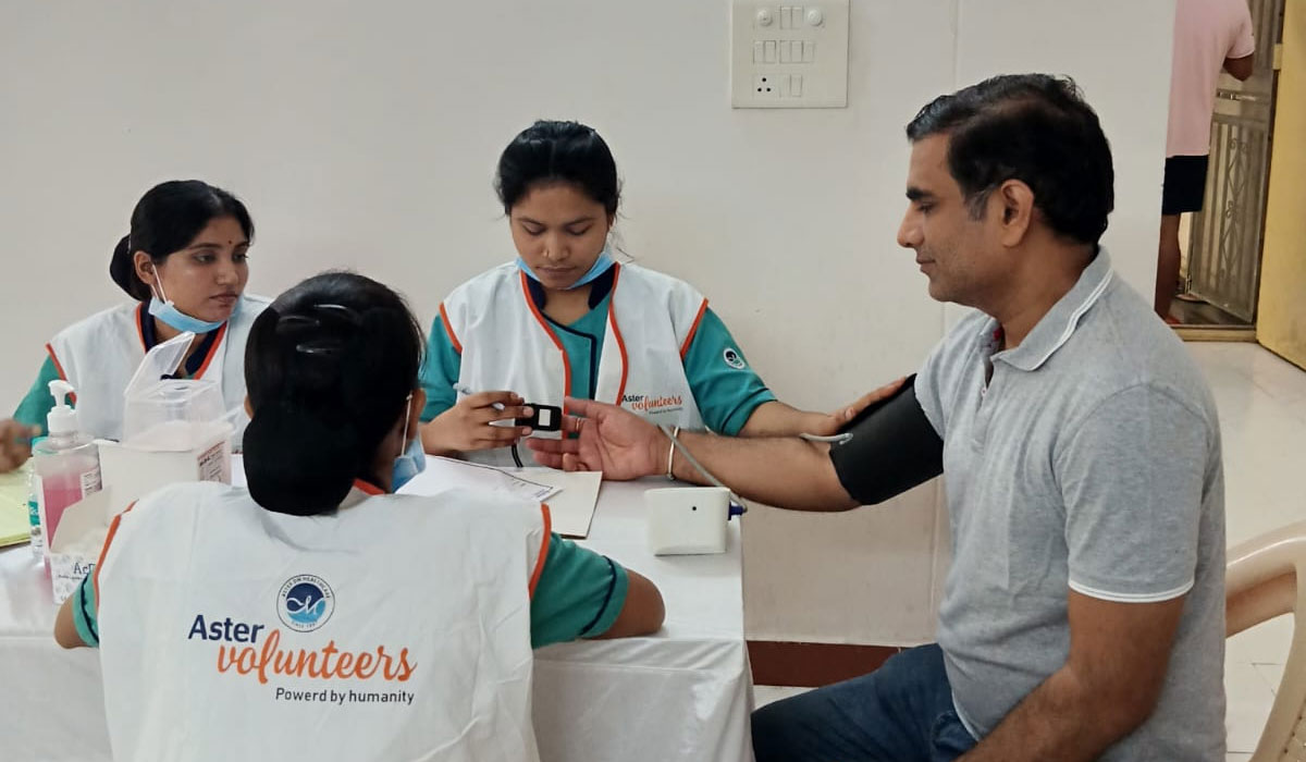 Aster Prime Hospital, Income Tax Department Organise Mega Blood Donation Drive and Health Camp on World Blood Donor Day