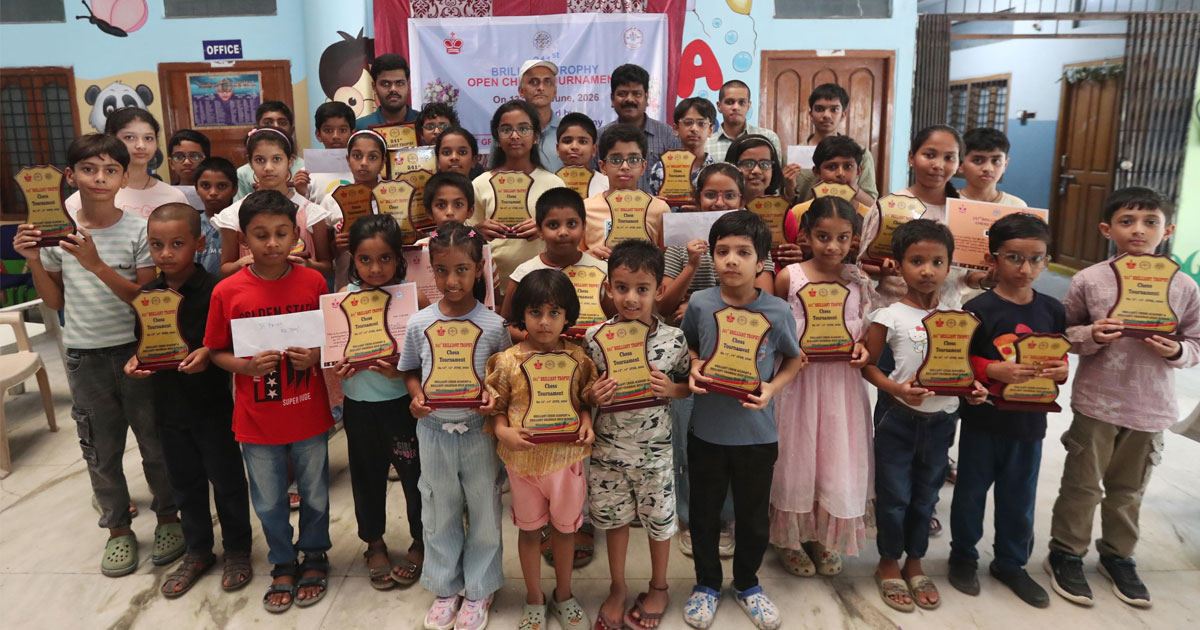Abhimaan Deshpande, P. Karyasheel Emerge Champions at 241st Brilliant Trophy Chess Tournament