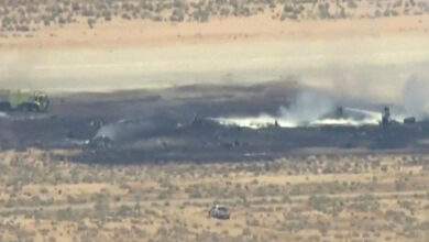 8 feared dead after US Air Force B-52 bomber crashes shortly after takeoff from California base