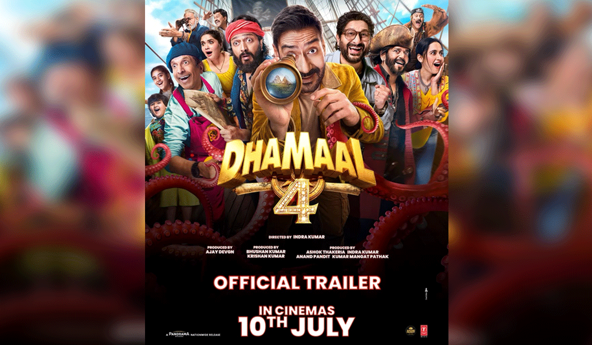 The gang returns for a chaotic ride in search a hidden treasure in 'Dhamaal 4'