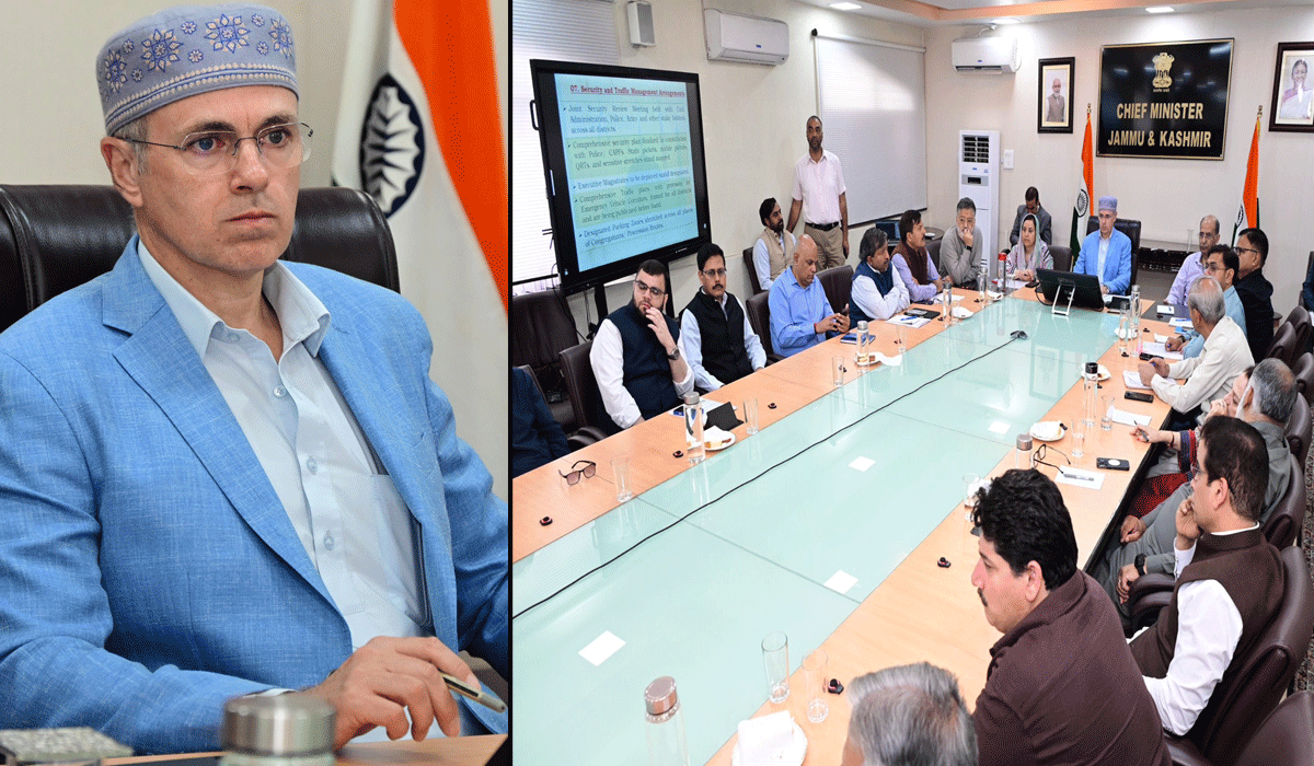 CM Omar Abdullah reviews arrangements for Muharram in J&K