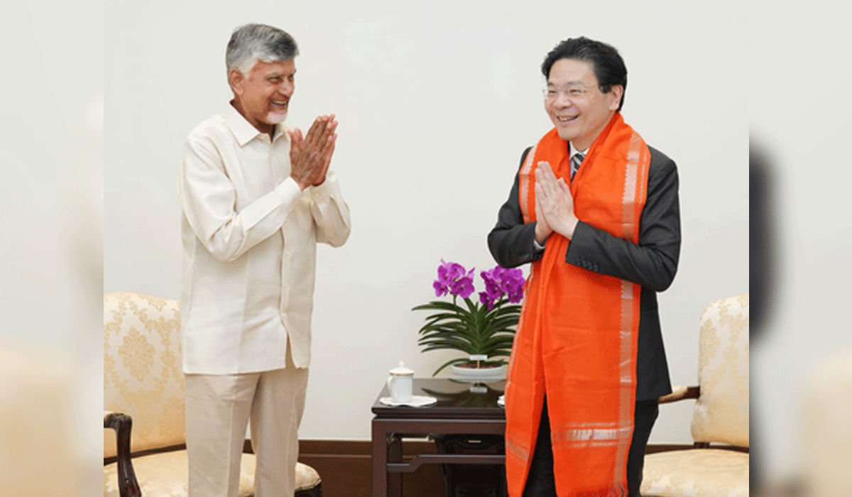 Chandrababu Naidu meets Singapore PM, discusses partnership opportunities