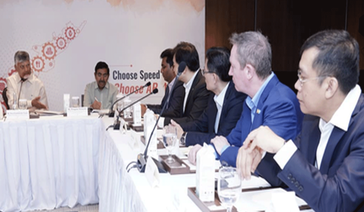 Andhra Pradesh an ideal destination for semiconductor manufacturing: CM Chandrababu Naidu in Singapore