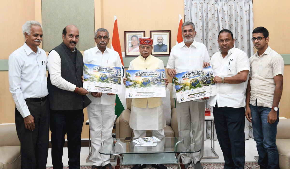 Governor Launches ‘Green India – Save Energy, Water & Fuel’ Awareness Campaign in Hyderabad