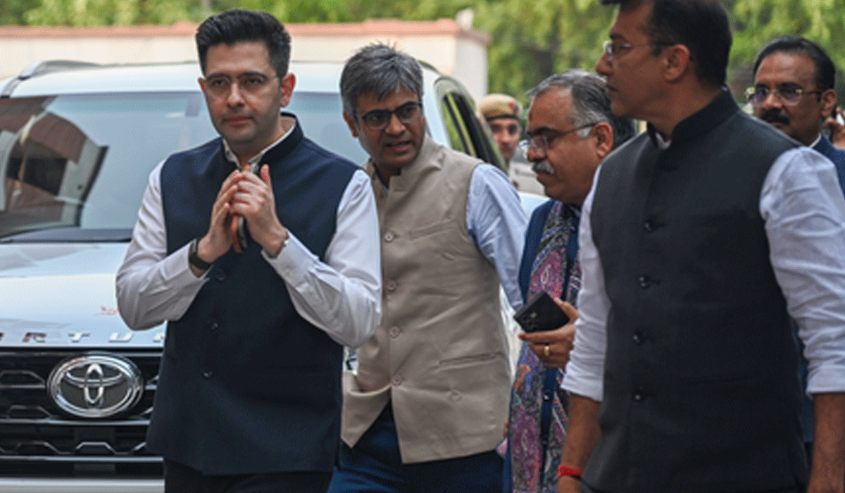 Raghav Chadha in Punjab for first time after quitting AAP, attends key BJP meet