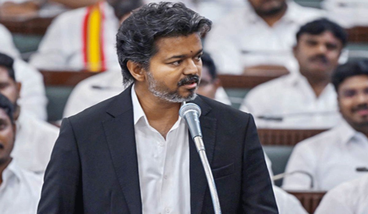 Vijay hits back at DMK, defends governance and social justice record