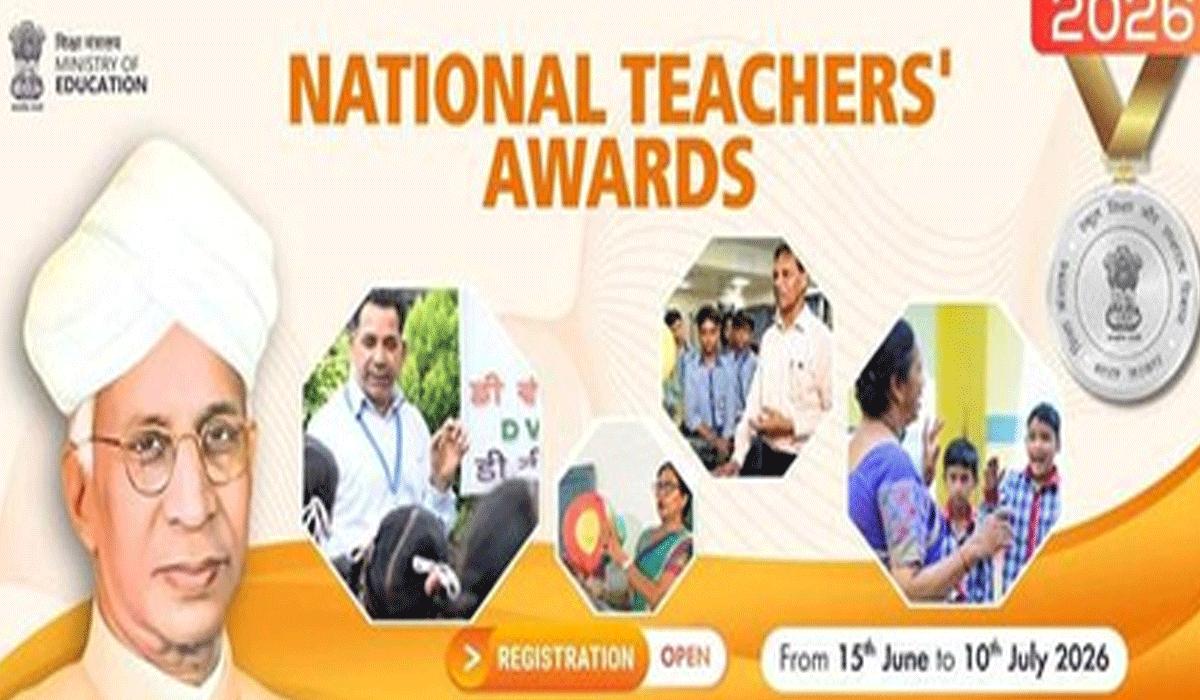 Online applications for National Teachers Awards 2026 open till July 10