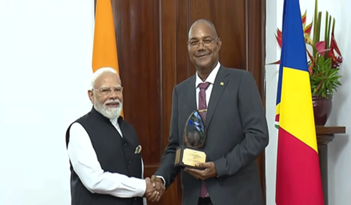 Seychelles confers 'Guardian of the Blue Horizon' honour on PM Narendra Modi
