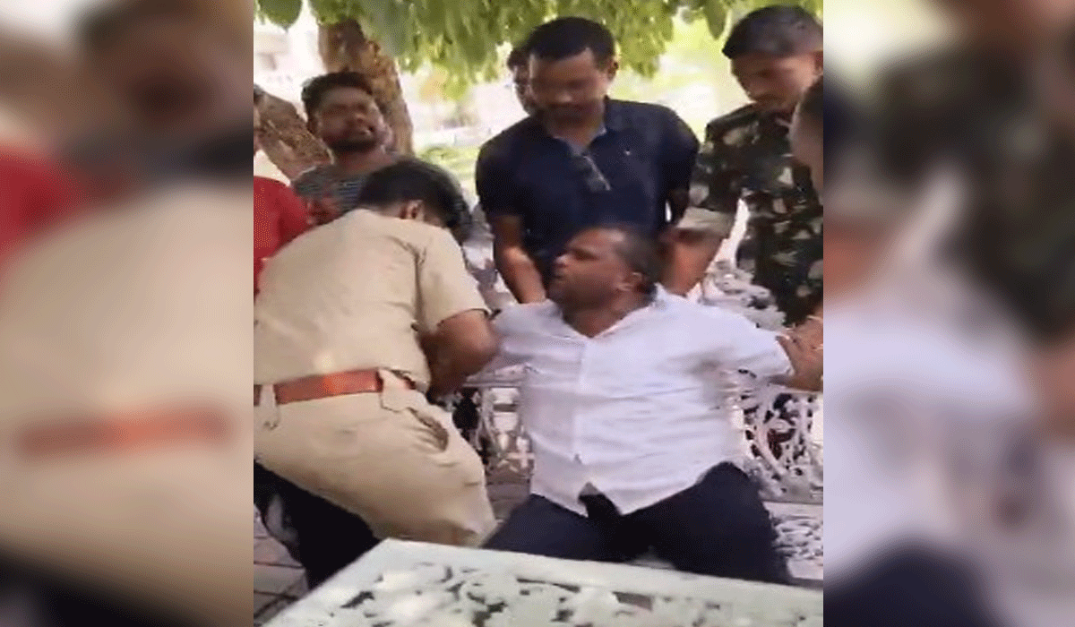 Telangana BJP leader taken into custody for manhandling school principal