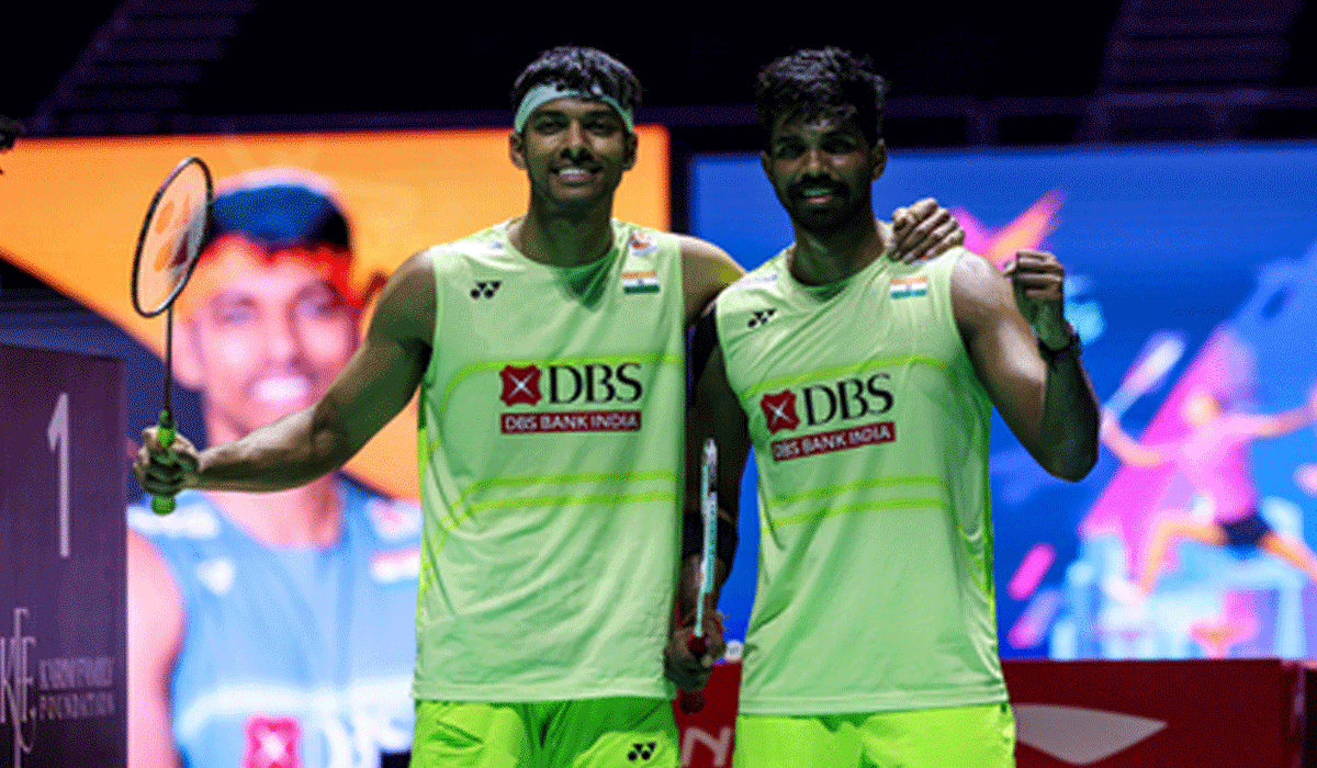 Satwik-Chirag retire from first round, pull out of Indonesia Open due to Satwik's shoulder injury