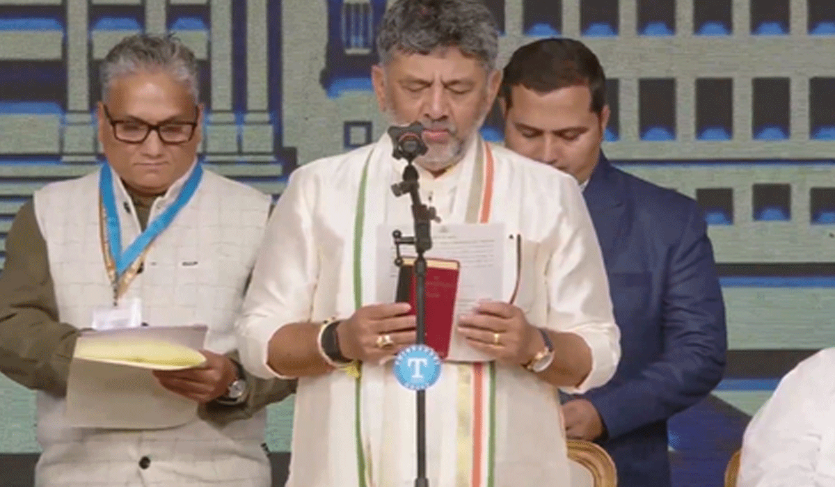 Shivakumar sworn in as Karnataka’s 25th CM