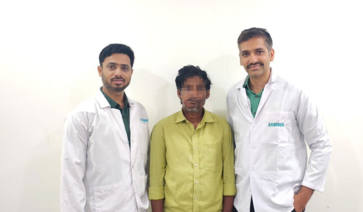 Kamineni Hospitals Reconstructs Cancer Patient’s Jaw Using Leg Bone After 12-Year Gutkha Addiction