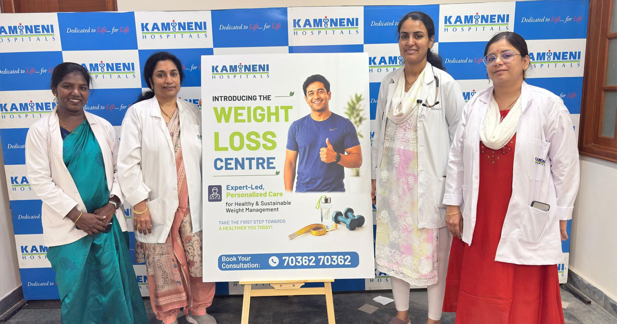 Obesity Emerging as Major Public Health Challenge; Kamineni Hospitals Launches Dedicated Weight Loss Centre