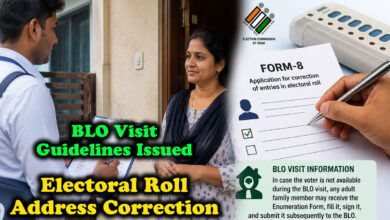 Electoral Roll Address Correction: Voters Can Submit Form-8 Before Final Roll Update, BLO Visit Guidelines Issued
