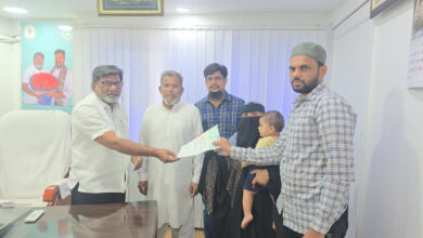 TGMFC Chairman Mohd. Obedullah Kothwal Distributes CM Relief Fund Cheques to Patients at TGMFC Head Office