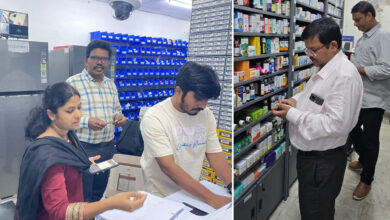 Telangana DCA Inspects 166 Medical Shops Linked to Online Pharmacies, Show Cause Notices Issued to 41 Shops