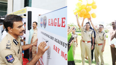 Telangana DGP CV Anand Launches EAGLE Anti-Drug Awareness Campaign, Calls Drug Abuse a Threat to Families and Society