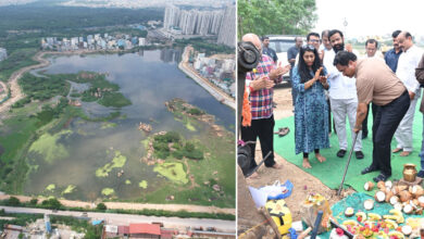 HYDRAA Launches Restoration of 4 More Lakes at Cost of ₹107 Crore; Commissioner AV Ranganath Performs Bhoomi Puja