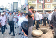 HYDRAA Commissioner A.V. Ranganath Orders Additional Stormwater Pipeline in Miyapur After Heavy Rains