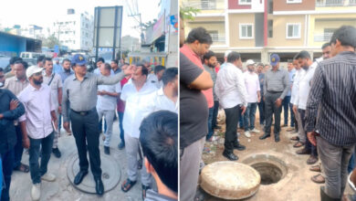 HYDRAA Commissioner A.V. Ranganath Orders Additional Stormwater Pipeline in Miyapur After Heavy Rains