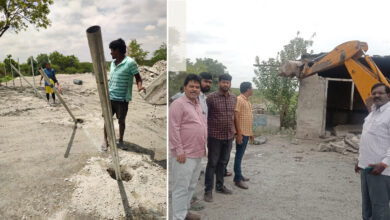 HYDRAA Removes Encroachments on 5 Acres in Marripalli Lake, Installs Fencing to Protect 31.05-Acre Water Body