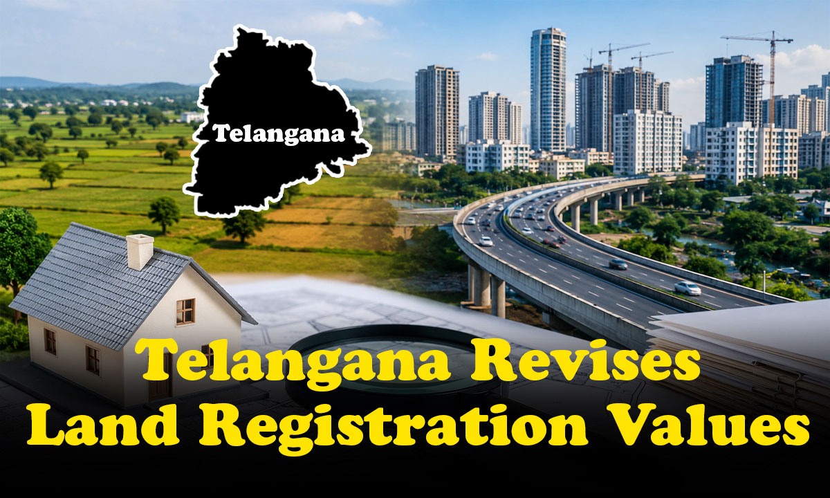 Telangana Revises Land Registration Values After Nearly a Year, Rates Increased by Up to 100% in Key Hyderabad Areas
