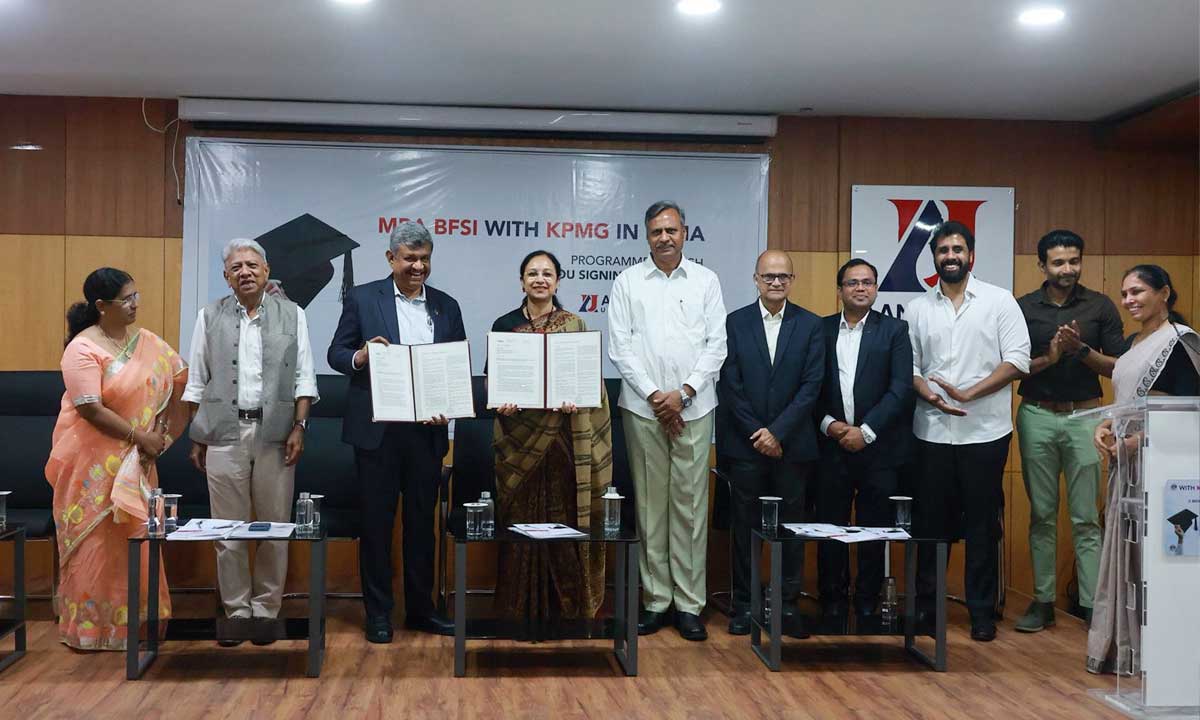 Anurag University Launches MBA in BFSI with Industry-Led Training Support from KPMG in India