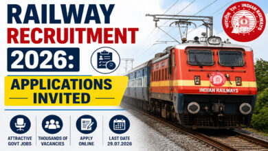 Railway Recruitment 2026: Applications Invited for 6,557 Technician Posts, Apply Online by July 29